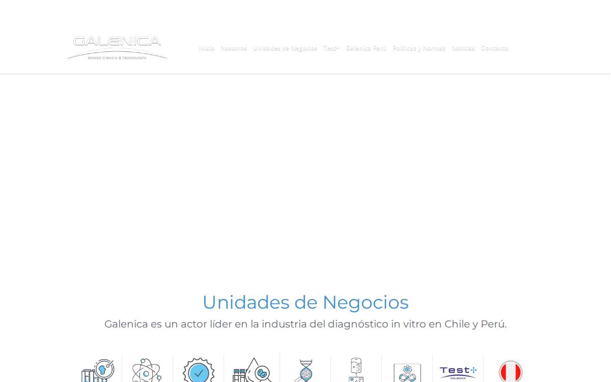 Galenica website preview