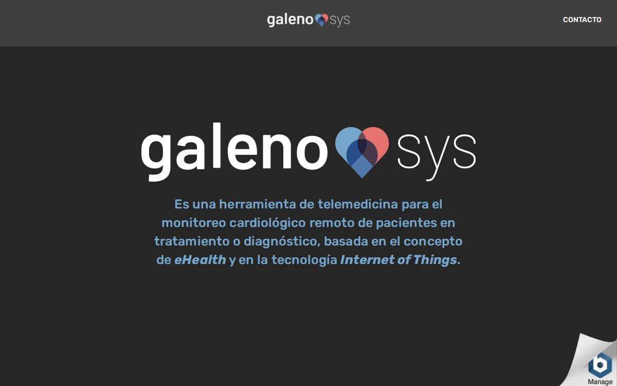 Galeno Sys website preview
