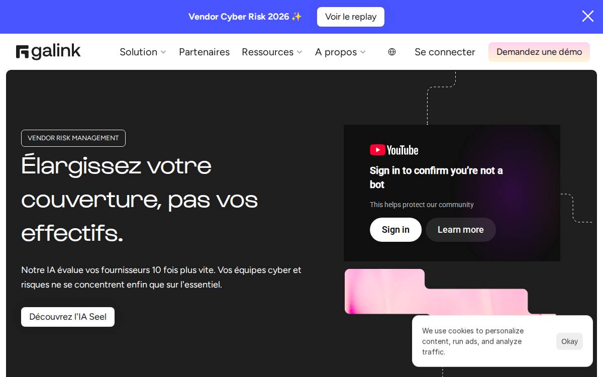 Galink website preview