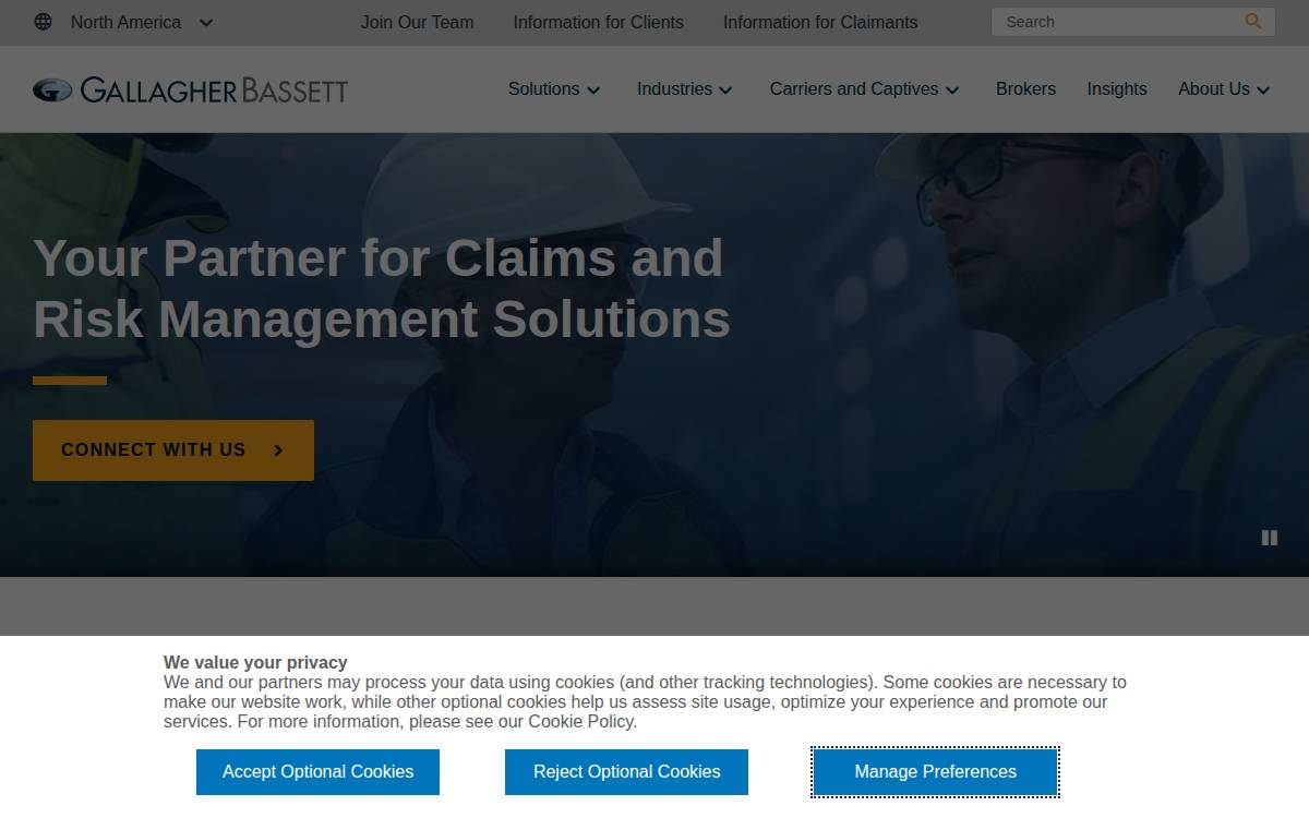 Gallagherbassett website preview