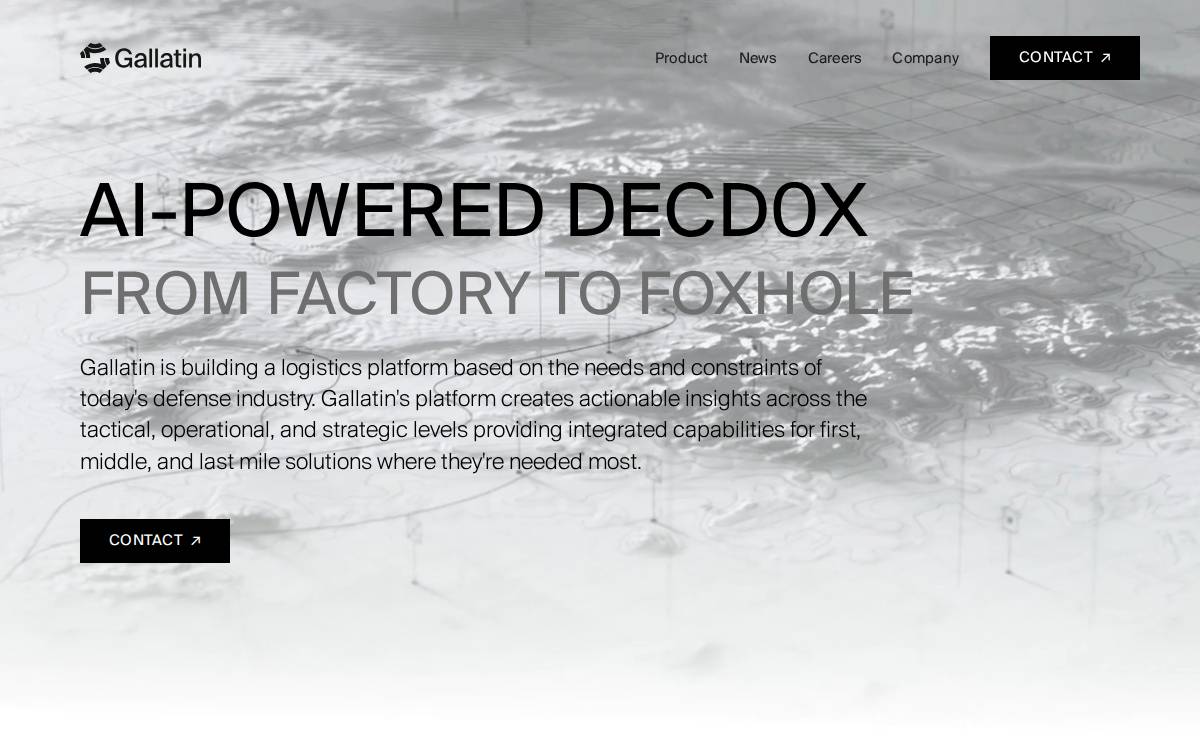 Gallatin Ai website preview