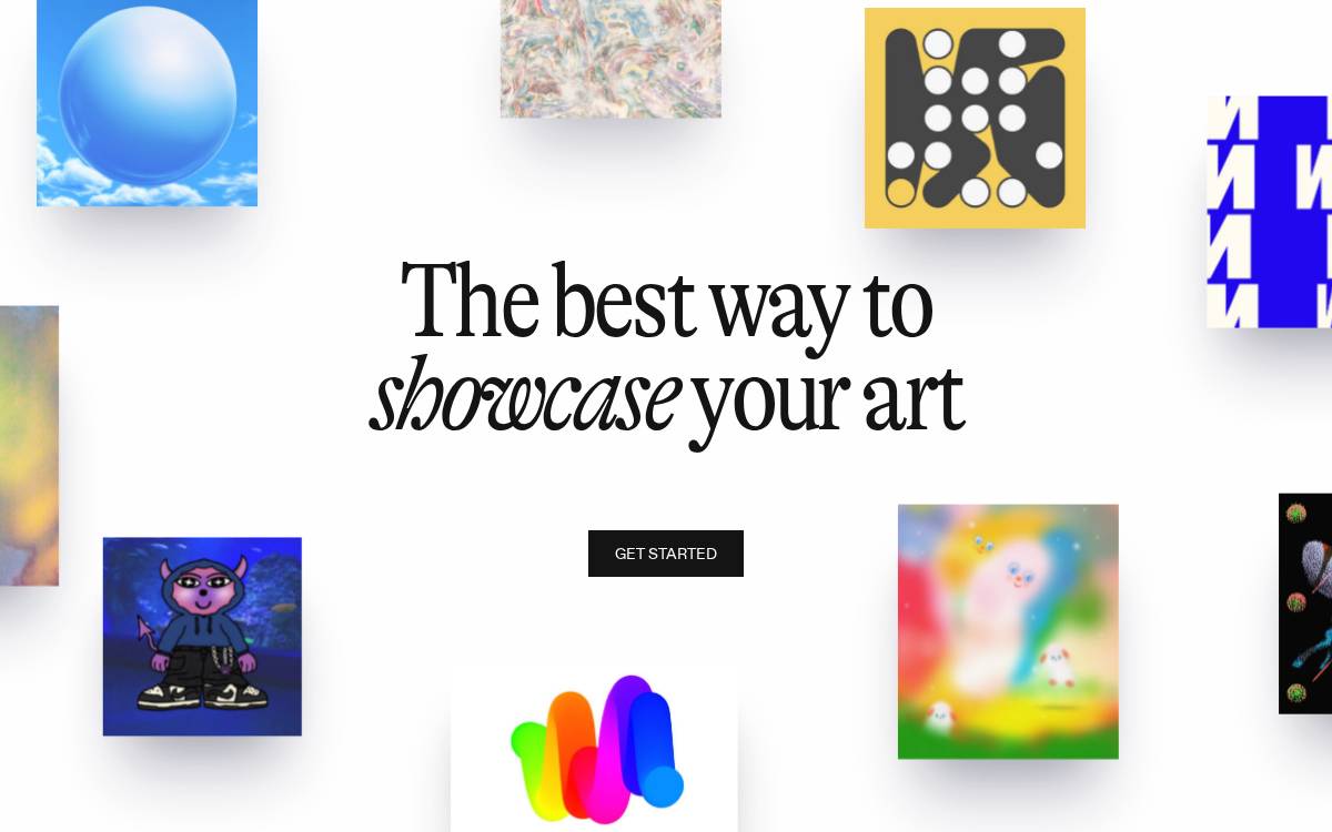 Gallery website preview