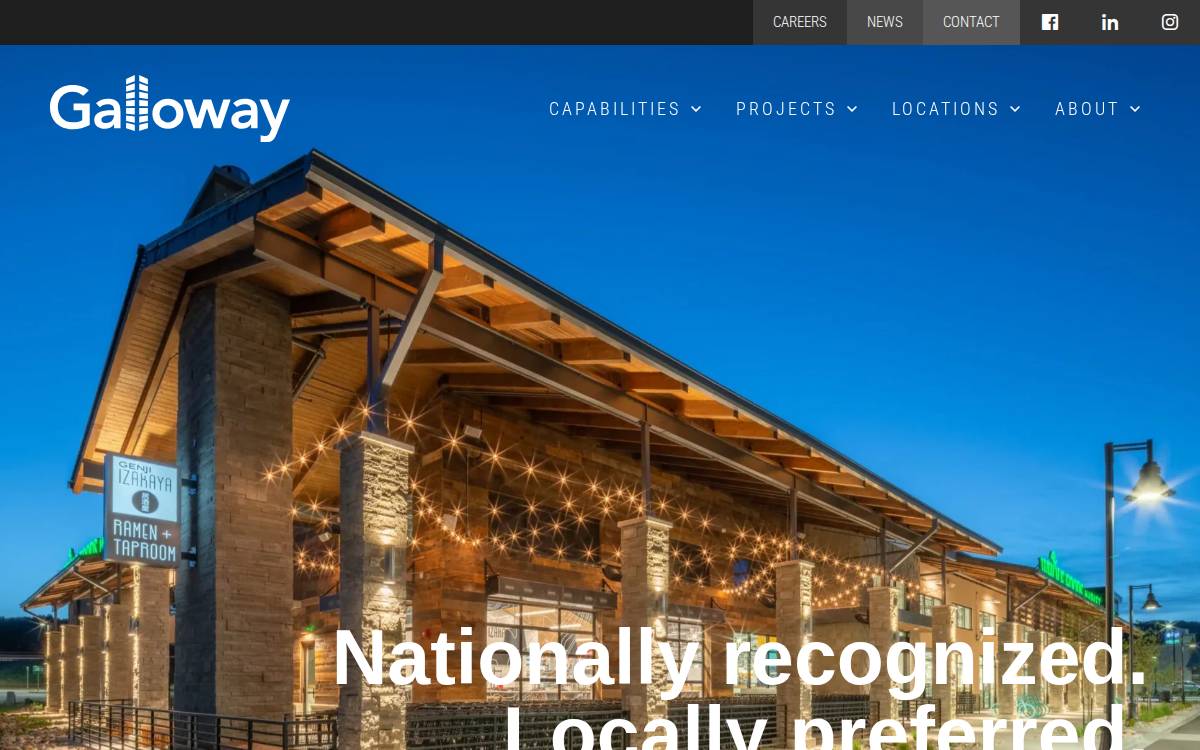 Gallowayus website preview
