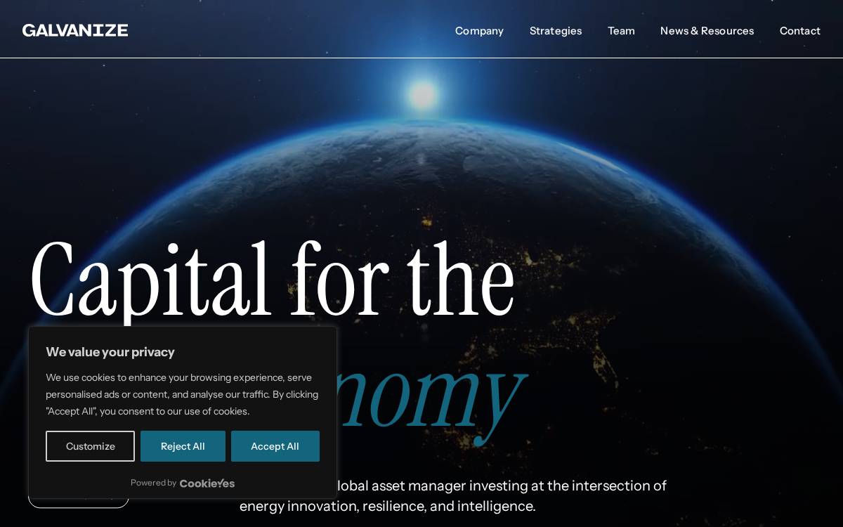 Galvanize website preview