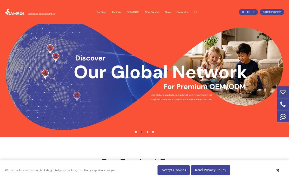 Gambolpet website preview