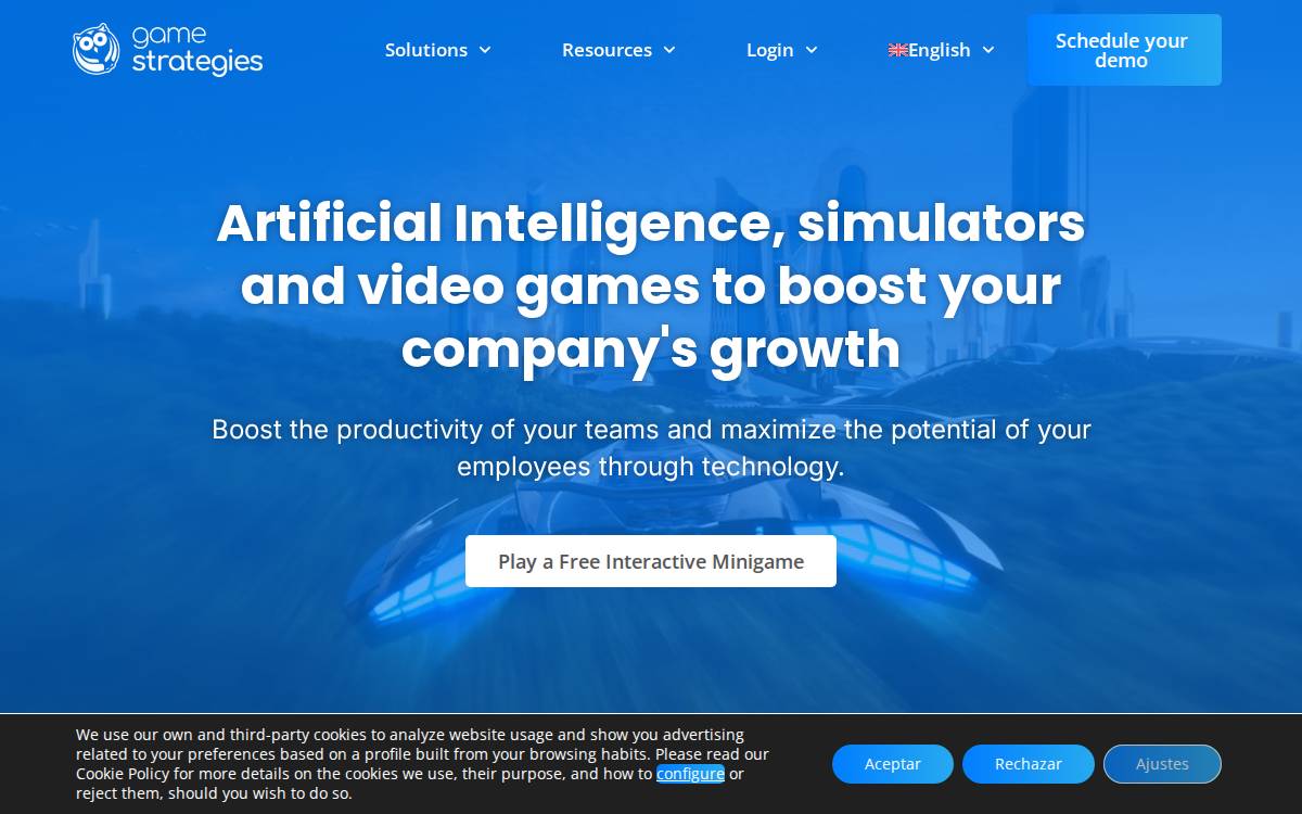 Game Learn website preview