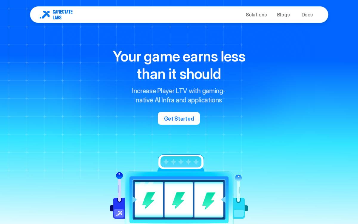 Game State Labs website preview