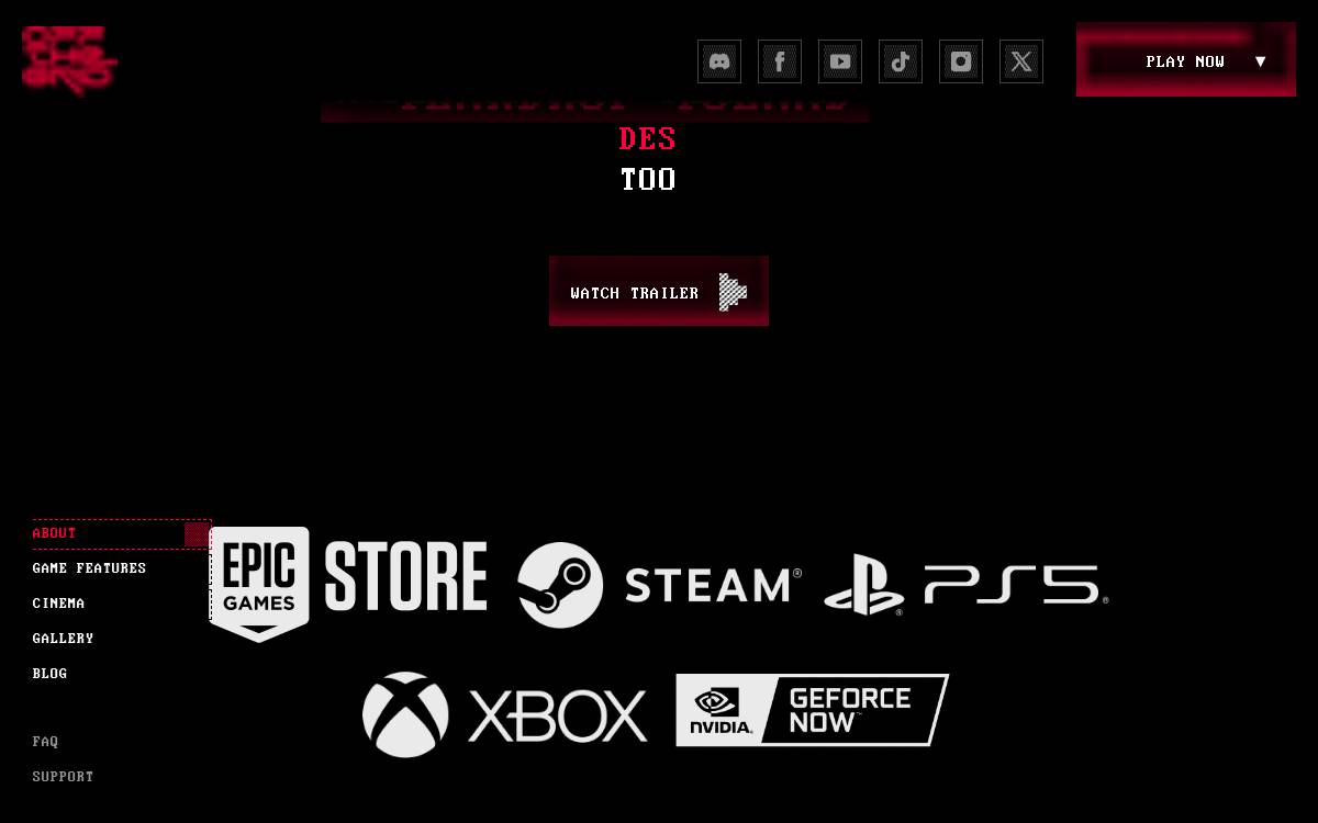 Gameoffthegrid website preview