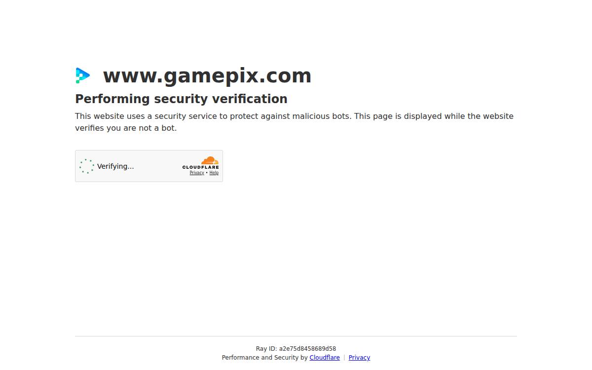 Gamepix website preview