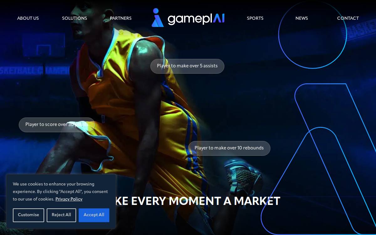 GameplAI website preview