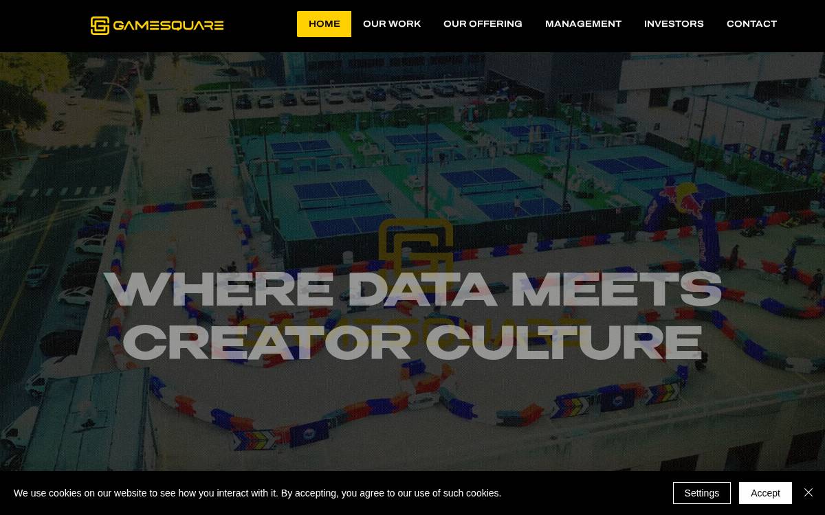 GameSquare Holdings website preview