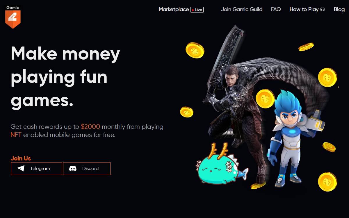 Gamic Guild website preview
