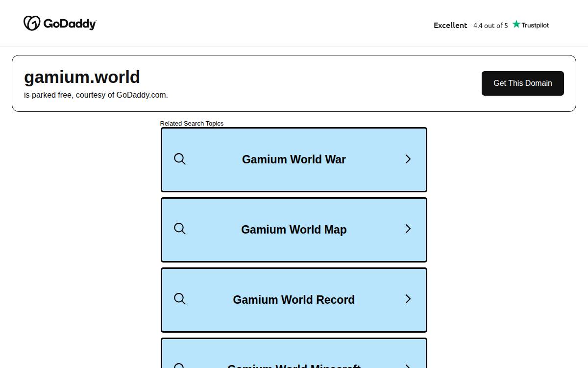 GAMIUM website preview