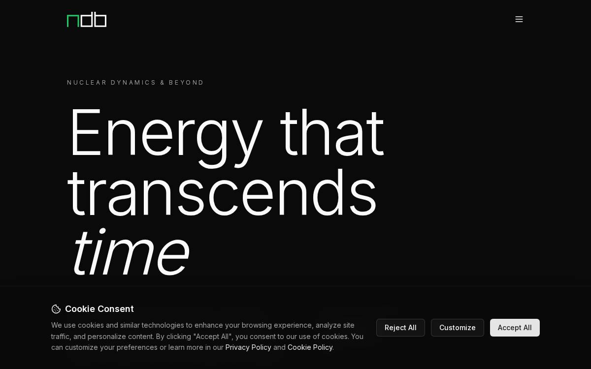 Gammanics website preview