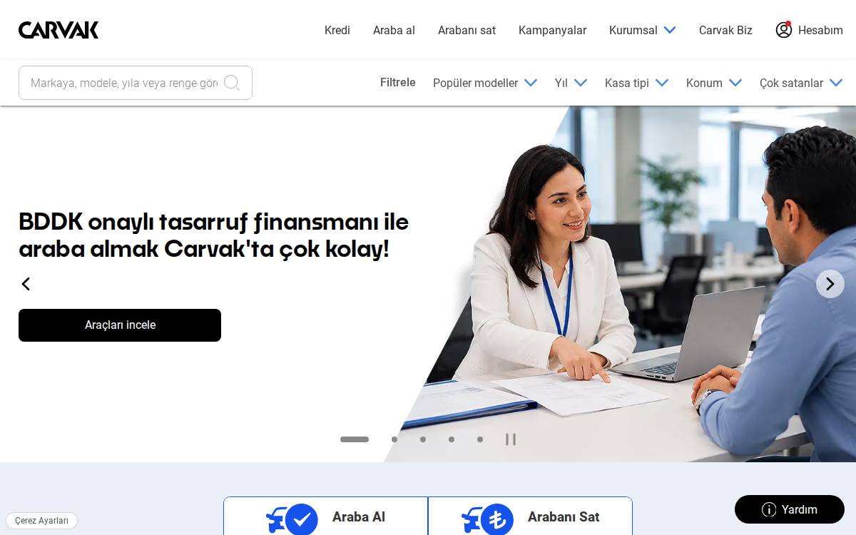 Garaj Sepeti website preview