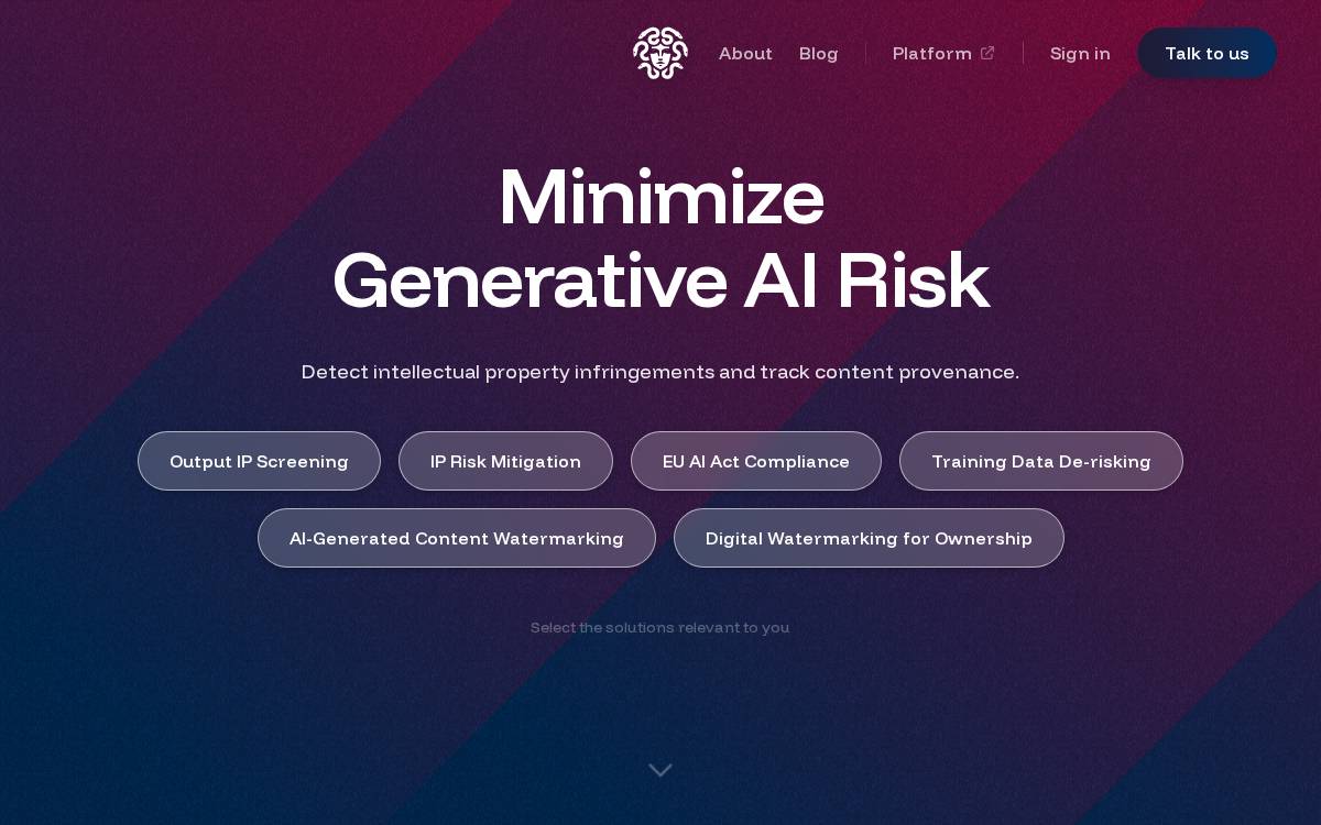 Garandor website preview