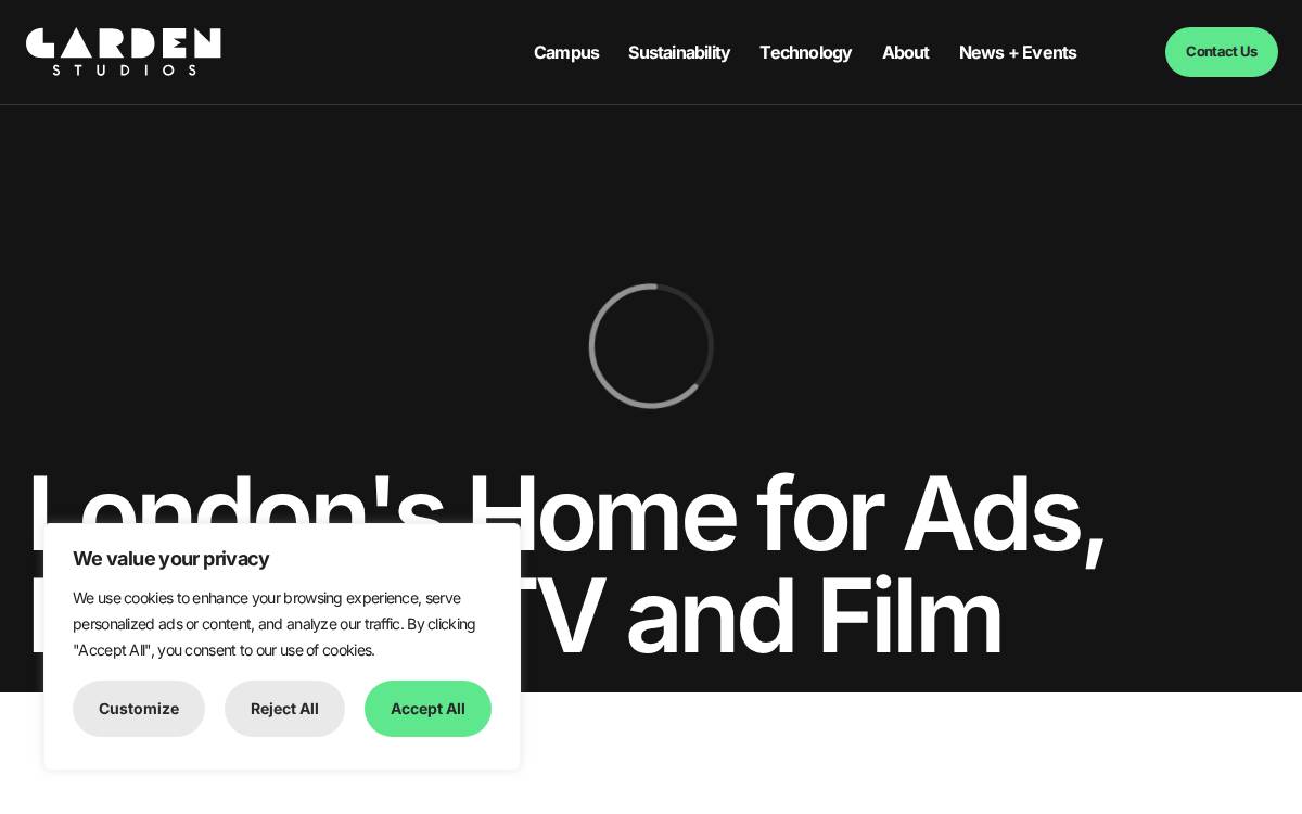 Gardenstudios website preview