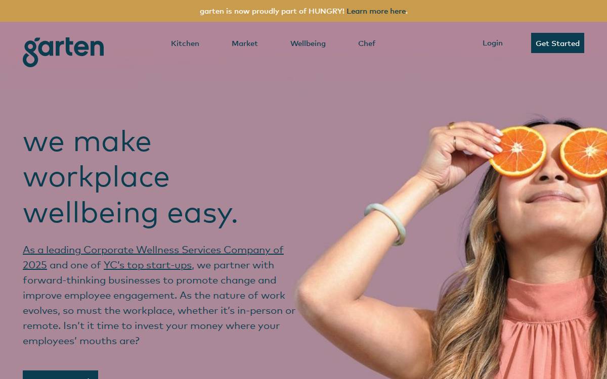 garten website preview