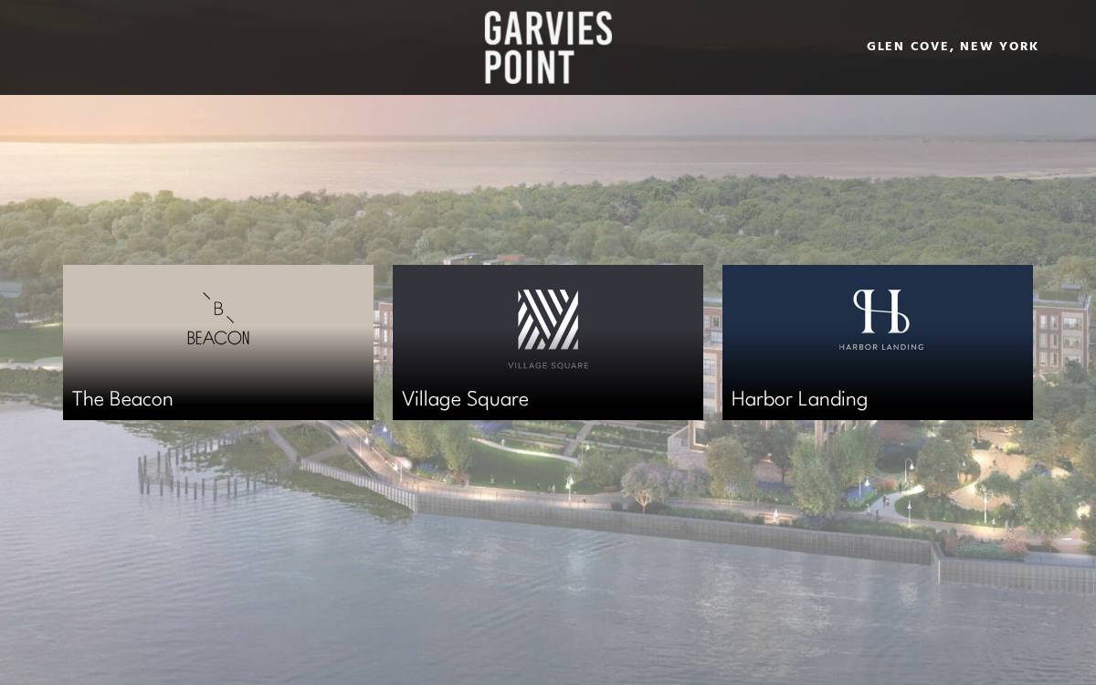 Garvies Point website preview
