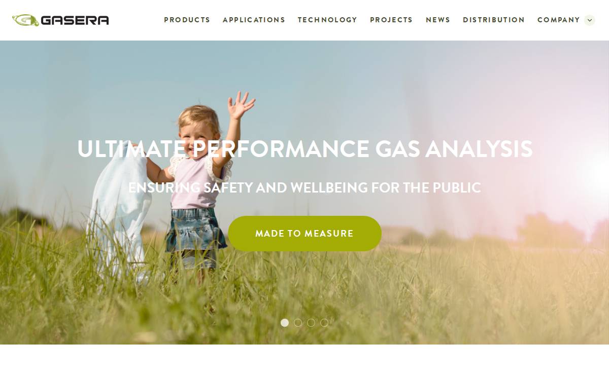 Gasera website preview