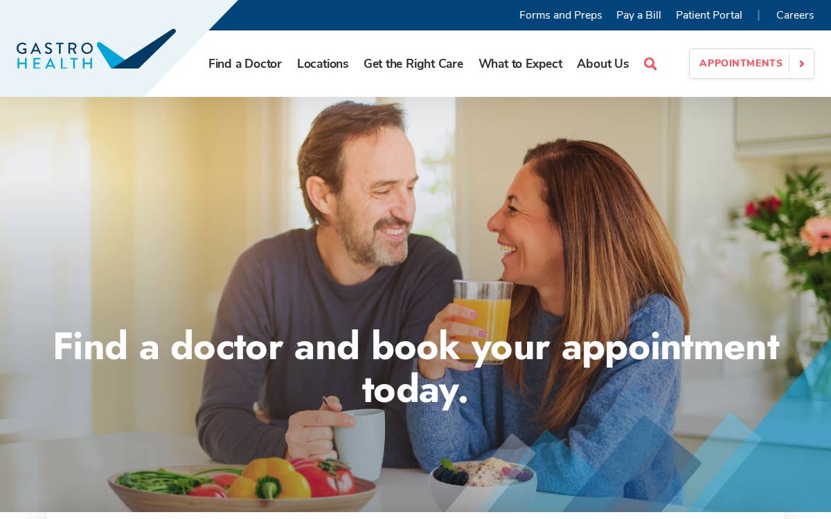 Gastro Health website preview