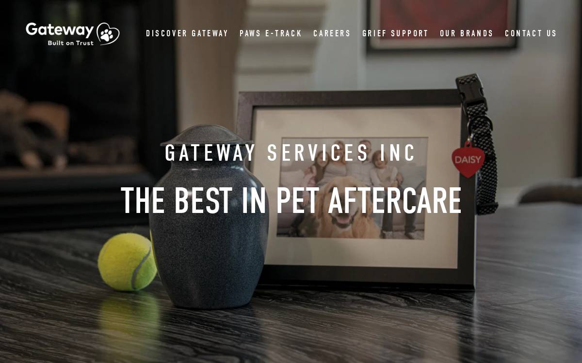 Gateway Services Inc. website preview