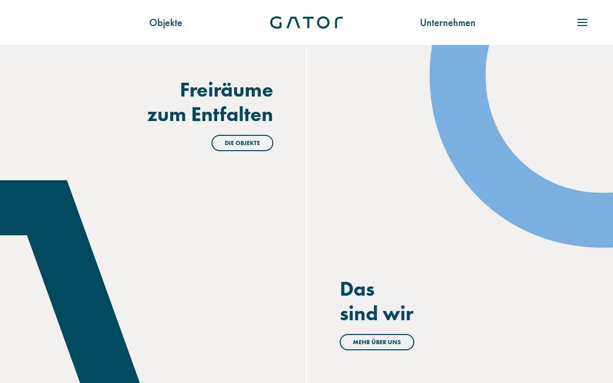 Gator website preview