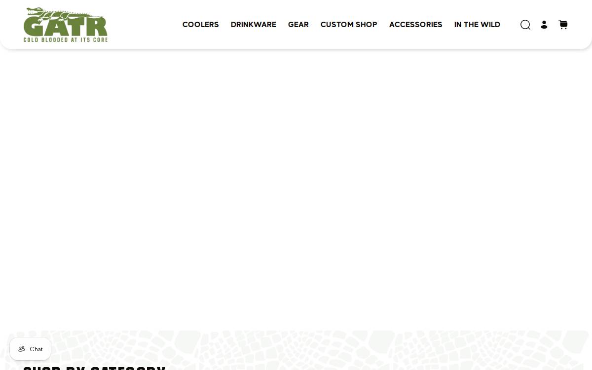Gatr Coolers website preview