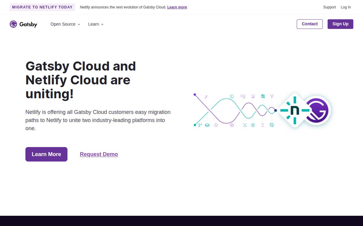 Gatsby Netlify website preview
