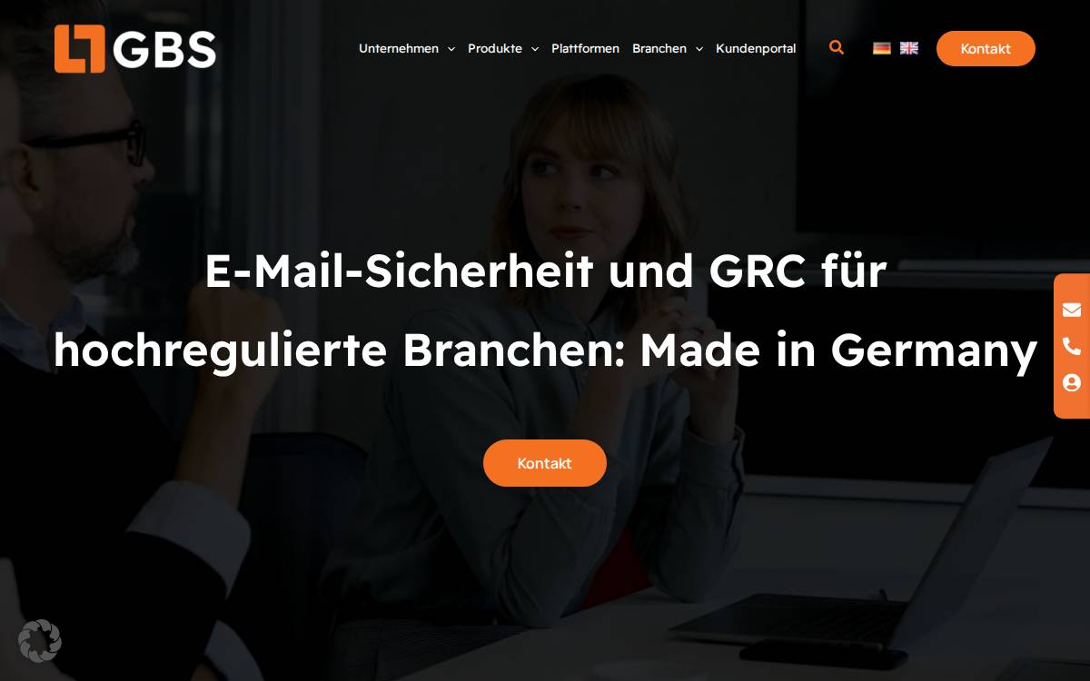 GBS website preview