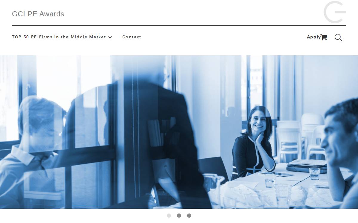 Gcipeawards website preview