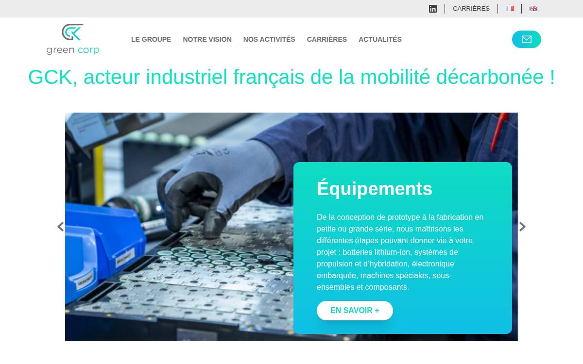GCK website preview