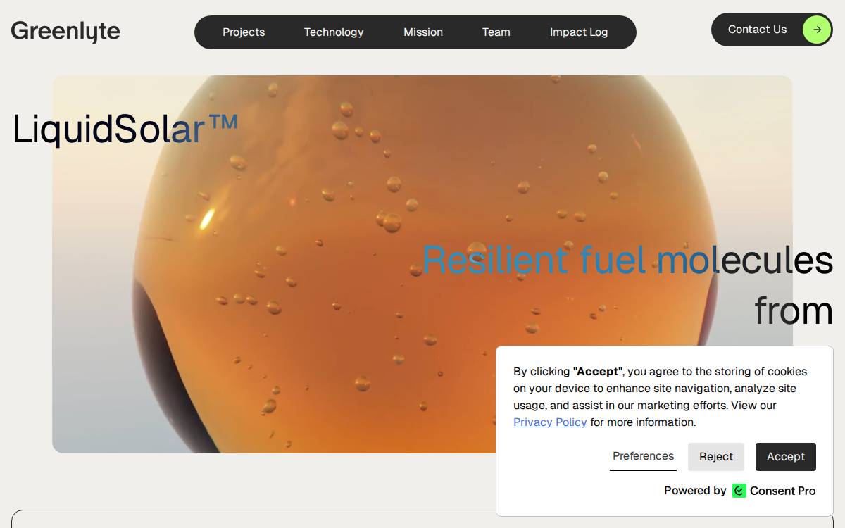 GCT website preview