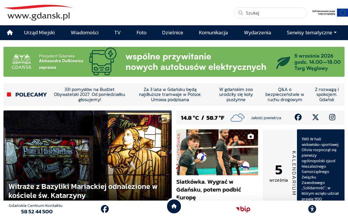Gdansk website preview
