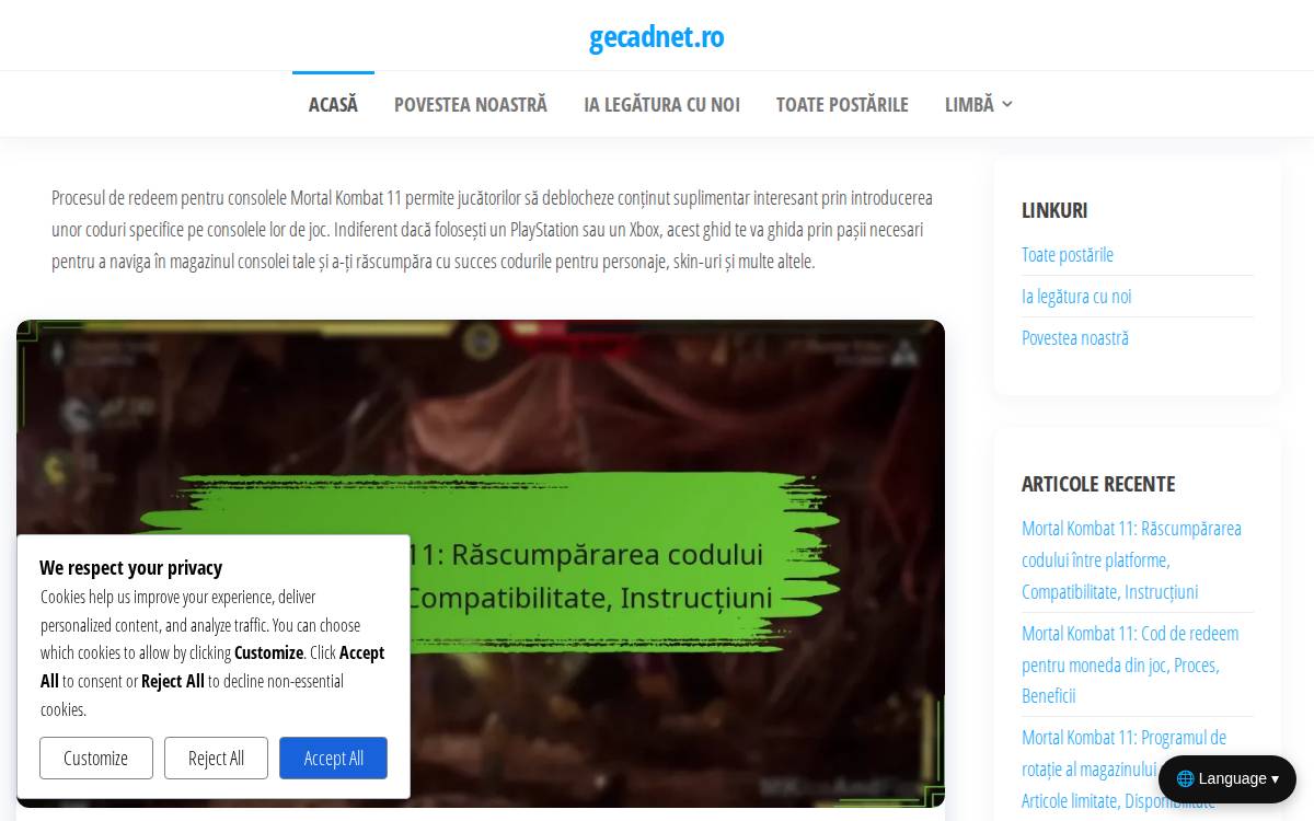 GECAD NET website preview