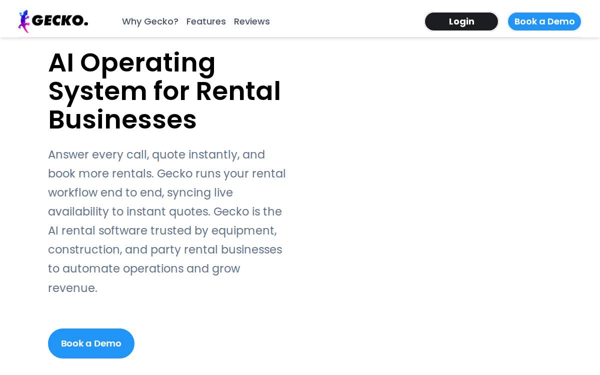 GECKO website preview