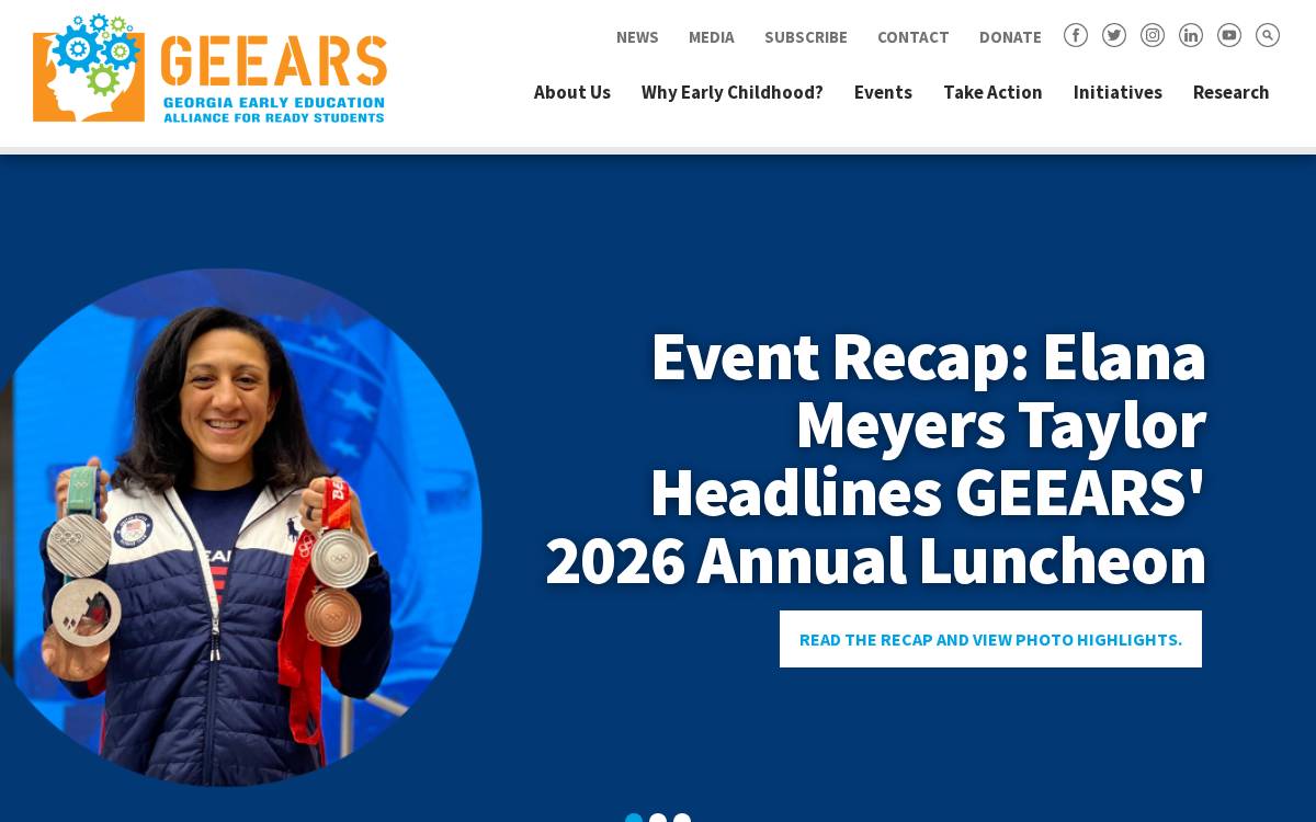GEEARS website preview