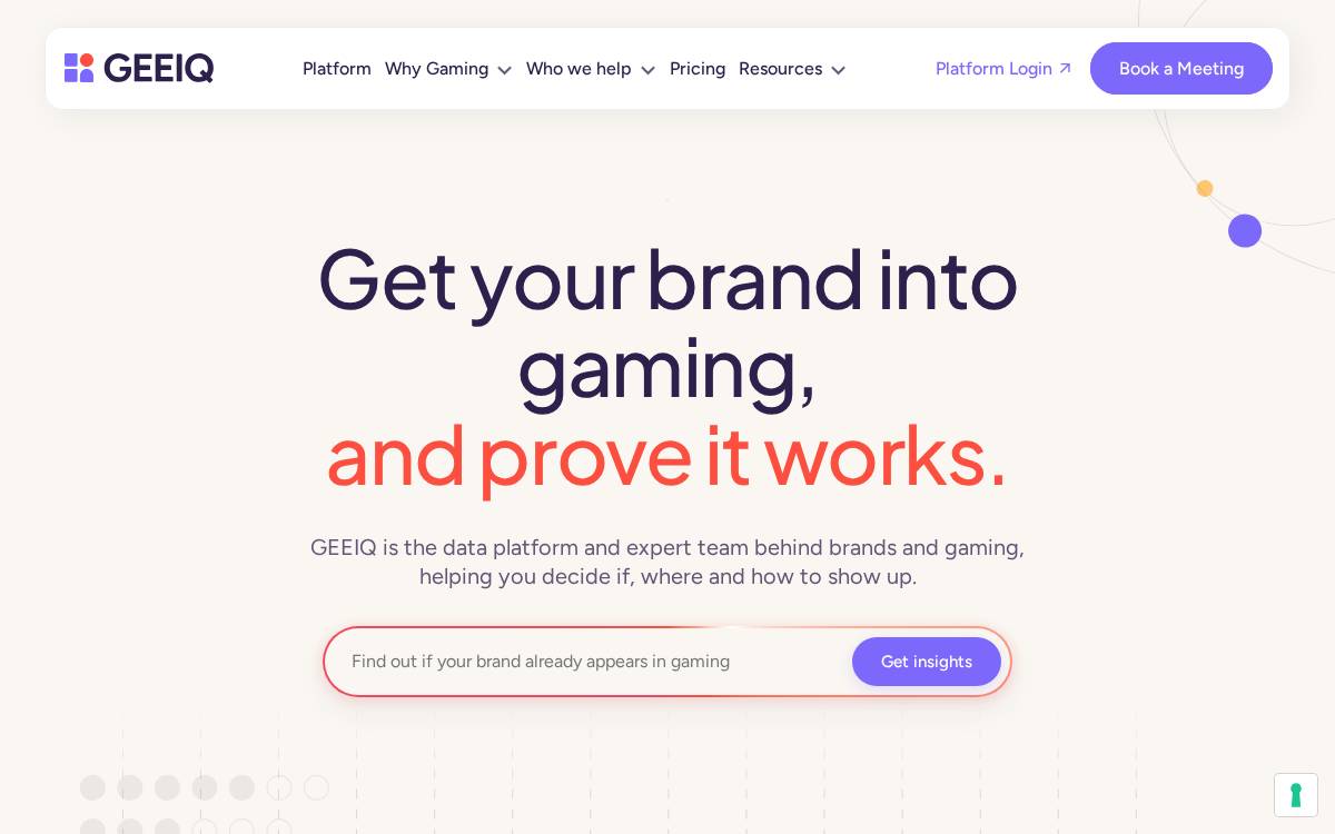 GEEIQ website preview