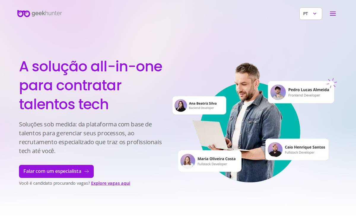 Geekhunter website preview