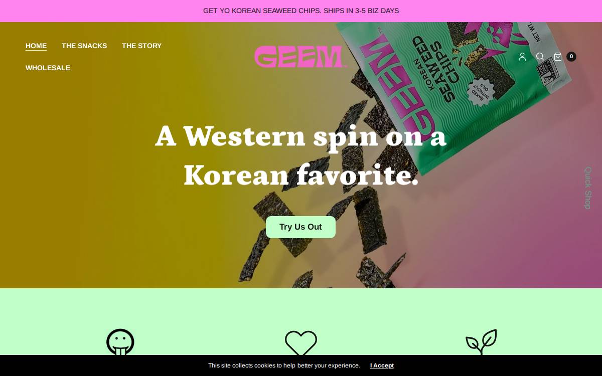 Geem, Inc. website preview