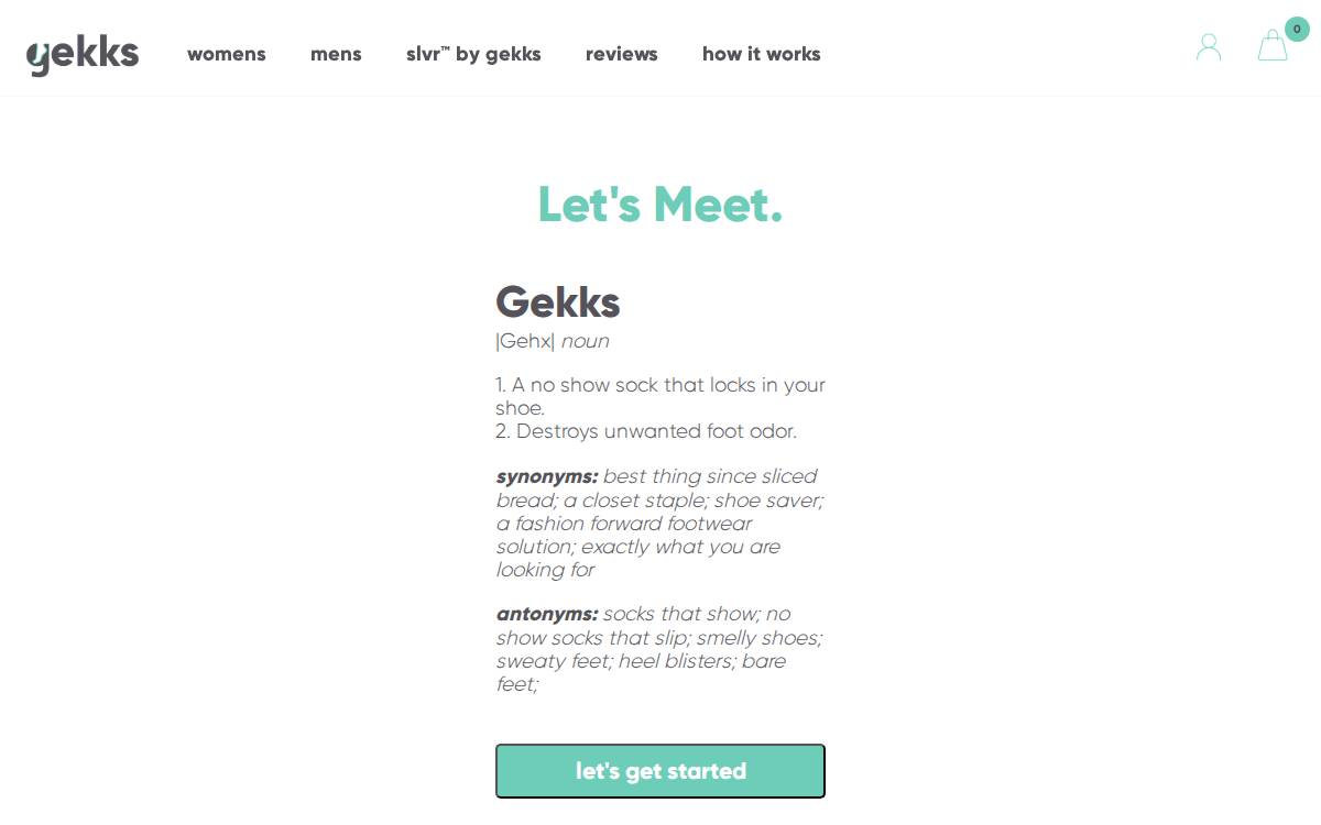 Gekks website preview
