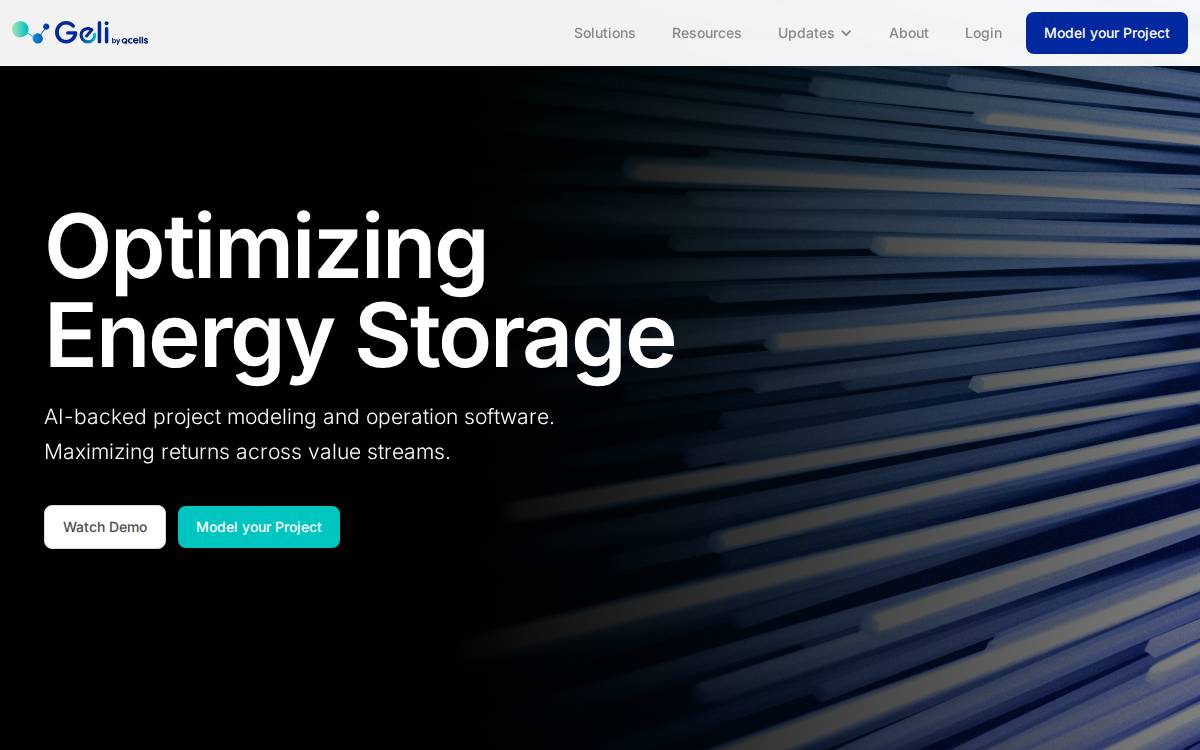 Gelienergy website preview