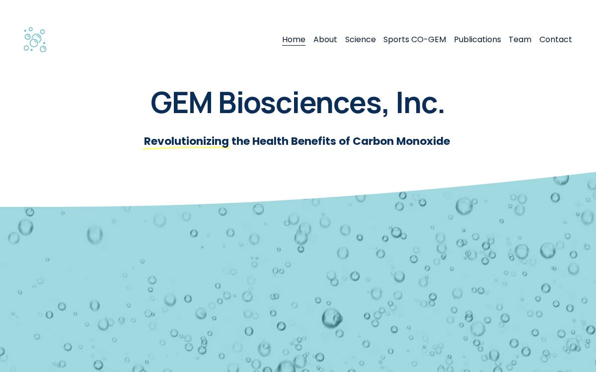 GEM-Biosciences website preview