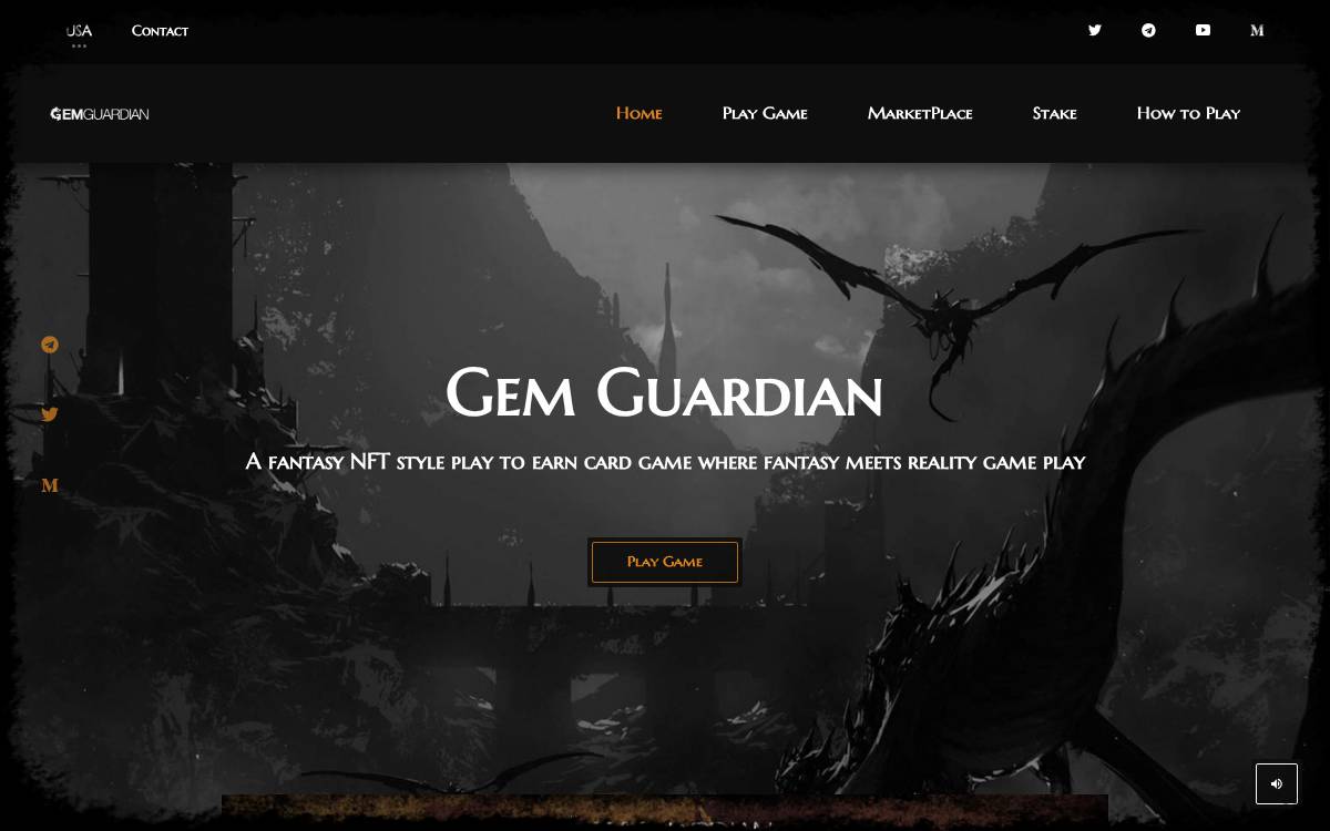 Gem Guardian website preview