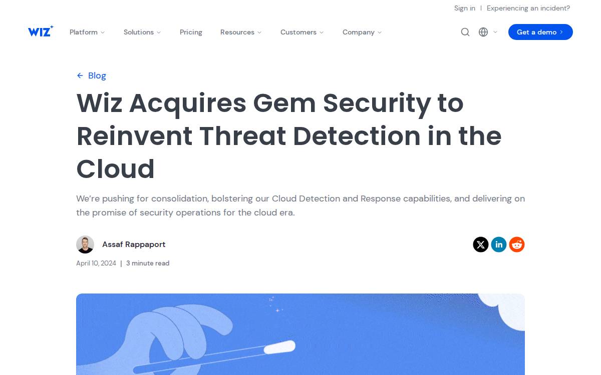 Gem Security website preview