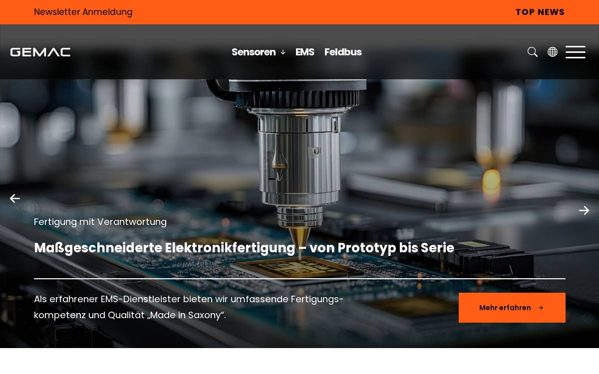 gemac website preview