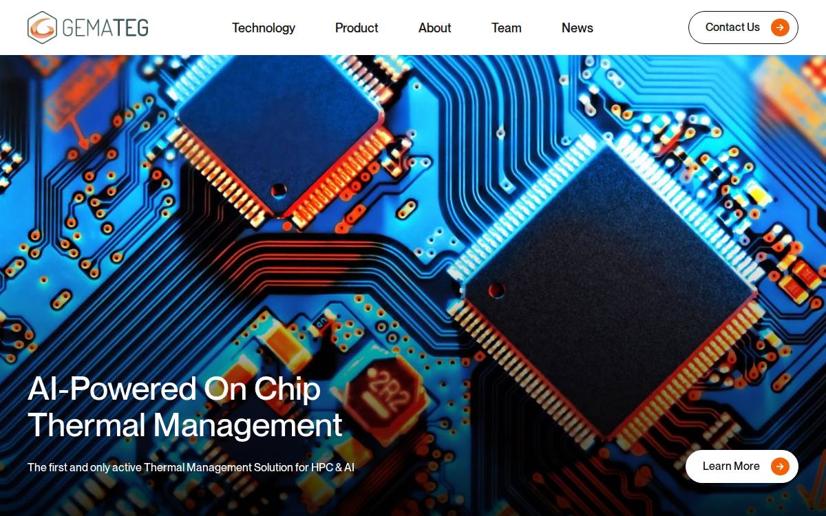 GemaTEG website preview