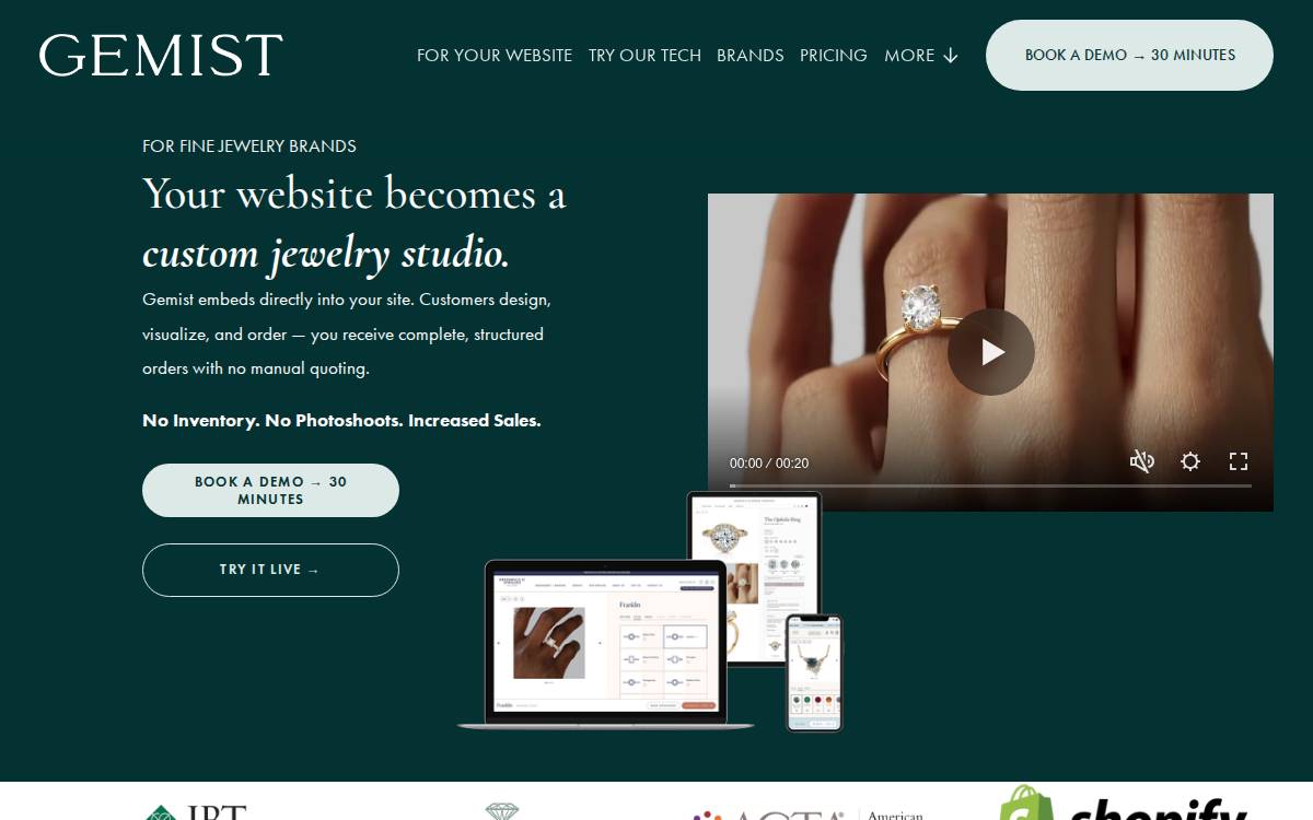 Gemist Enjoy The Work website preview