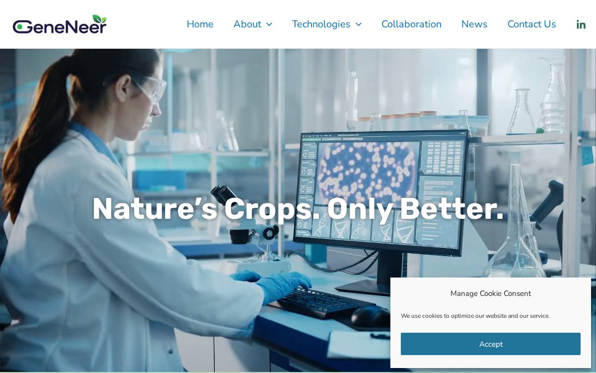 Geneneer website preview