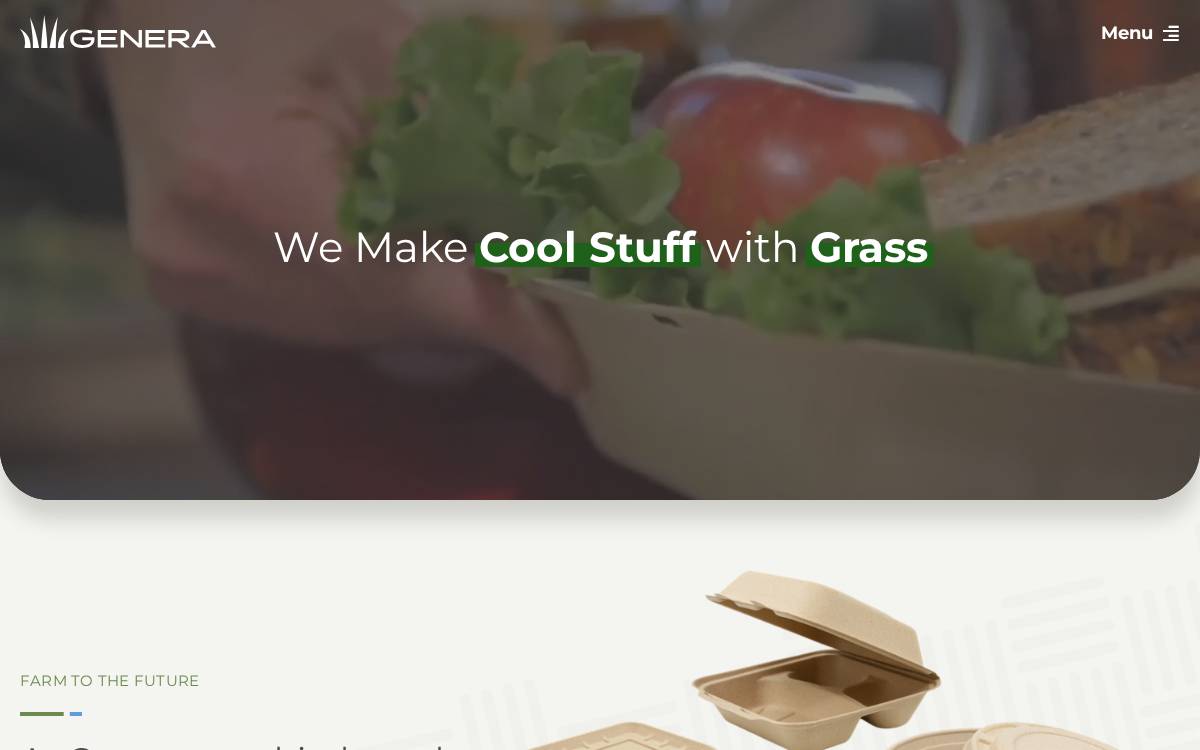 Genera website preview